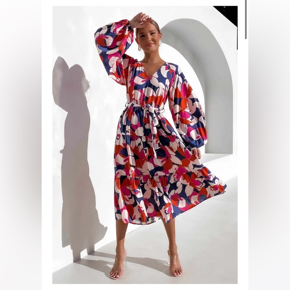 Beginning Boutique floral midi dress
